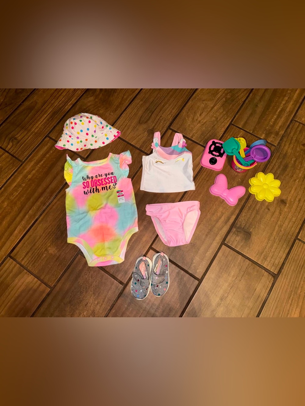 NWOT Baby girls summer clothing bundle 18months PLUS FREEBIES